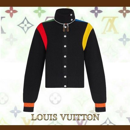 Louis Vuitton 2020 21AW Short Casual Style Wool Nylon Bi color Long Sleeves Plain 1A83K7