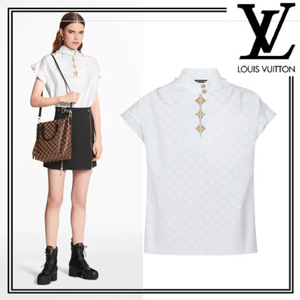 Louis Vuitton MONOGRAM 2020 21AW Monogram Casual Style Short Sleeves Office Style 1A5M04 