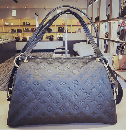 Louis Vuitton 2020 SS Monogram Calfskin Blended Fabrics Street Style Plain Leather M43721 M43719 