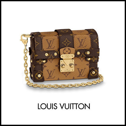 Louis Vuitton MONOGRAM Monogram Chain Leather Logo Accessories 