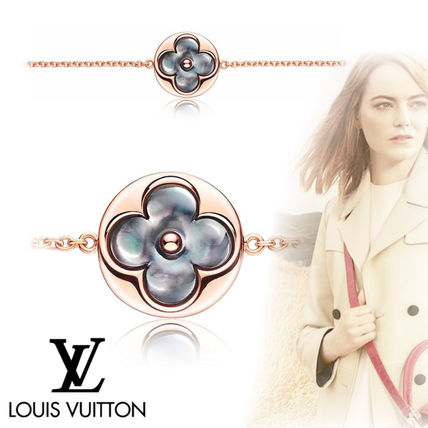 Louis Vuitton 2020 SS Casual Style Flower Chain Party Style 18K Gold Elegant Style Q95485 