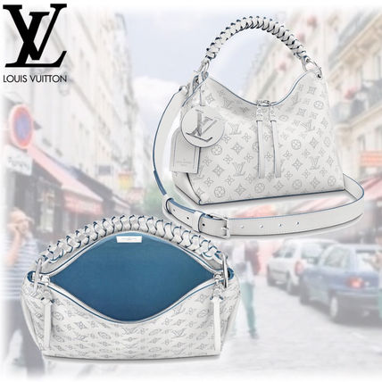 Louis Vuitton MAHINA Monogram Casual Style 2WAY Leather Party Style Elegant Style M56201 