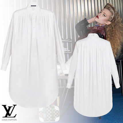 Louis Vuitton 2020 21AW Casual Style Flared Street Style Long Sleeves Plain Cotton 1A82CC 