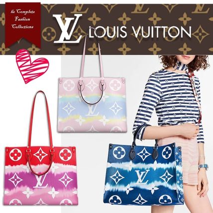 Louis Vuitton 2020 SS Monogram Canvas 2WAY Leather Elegant Style Logo Handbags M45121 M45120 M45119 