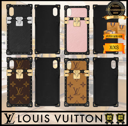 Louis Vuitton Unisex Street Style Plain iPhone X iPhone XS Logo 