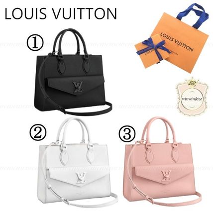 Louis Vuitton 2WAY Leather Elegant Style Totes 