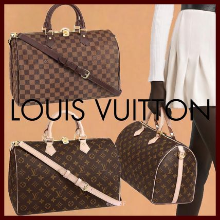 Louis Vuitton SPEEDY 2020 SS Other Plaid Patterns Monogram Canvas Blended Fabrics 3WAY M41111N41366 