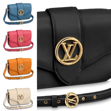 Louis Vuitton PONT NEUF Plain Leather Elegant Style Crossbody Logo Shoulder Bags M55950 M55946 M55947 M55949 