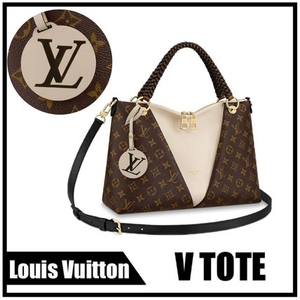 Louis Vuitton NEVERFULL 2019 20AW Street Style Leather Totes 