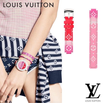 Louis Vuitton Lv Escale Tambour Blue Strap R17278 