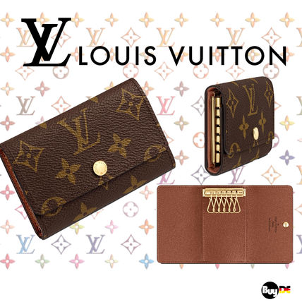 Louis Vuitton MONOGRAM Monogram Leather KeychainsBag Charms 