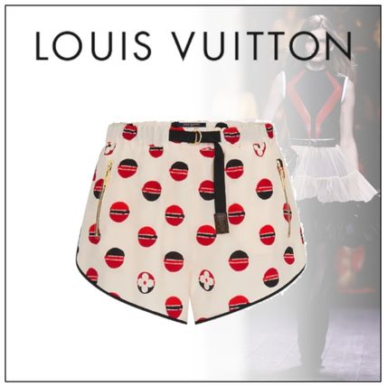Louis Vuitton 2020 21AW Silk Logo Shorts 1A842N 