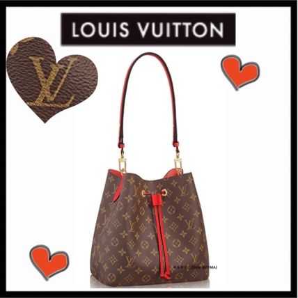 Louis Vuitton MONOGRAM 2017 SS Monogram Casual Style Canvas Blended Fabrics 2WAY Bi color 