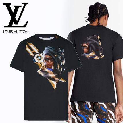 Louis Vuitton 2020 SS Street Style U Neck Collaboration Cotton Short Sleeves 1A7SUO 