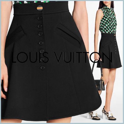 Louis Vuitton 2020 SS A Line Button Up Mini Skirt 1A7SBR 