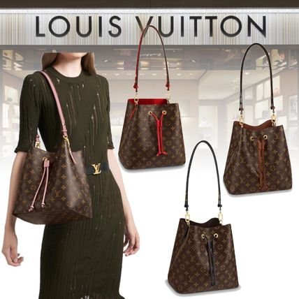 Louis Vuitton MONOGRAM 2WAY Purses Bucket Bags M44022 M44020 M44887 M44021 