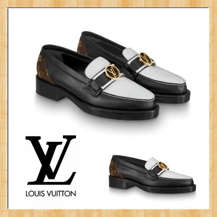Louis Vuitton MONOGRAM 2019 20AW Monogram Leather LoaferMoccasin Shoes 1A66QQ 1A66QP 