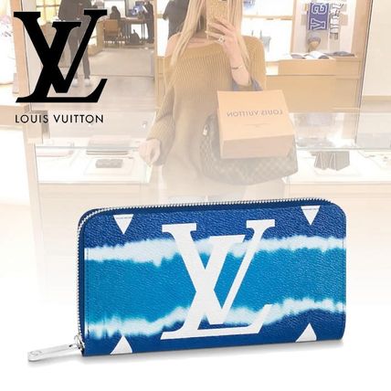 Louis Vuitton 2020 SS Monogram Leather Logo Long Wallets M68841 