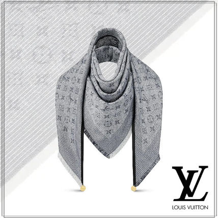 Louis Vuitton Monogram Casual Style Wool Party Style Office Style M76460 