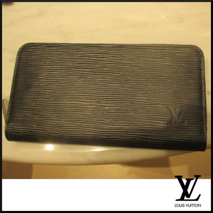 Louis Vuitton EPI Plain Leather Logo Long Wallets M60915 