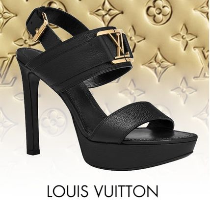 Louis Vuitton Platform Casual Style Leather Elegant Style 1A64XC 