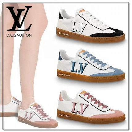 Louis Vuitton Casual Style Unisex Street Style Logo Low Top Sneakers