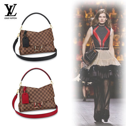 Louis Vuitton DAMIER 2WAY Elegant Style Handbags N40176 N40177 