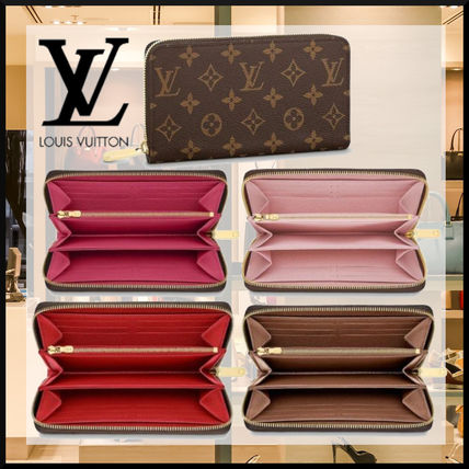 Louis Vuitton 2019 SS Monogram Unisex Leather Long Wallet Logo Long Wallets M42616 M41896M41894 M41895 