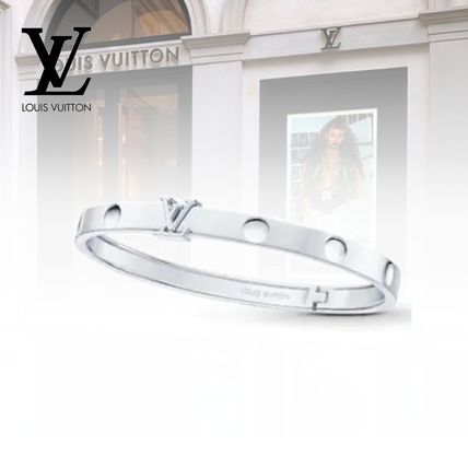 Louis Vuitton 2020 SS Empreinte Bangle White Gold Q95630 