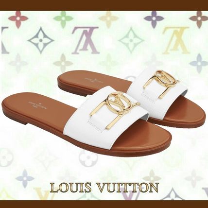 Louis Vuitton 2020 21AW Lock It Flat Mules 1A650I 