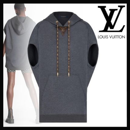 Louis Vuitton 2020 21AW Front Pocket Sleeveless Hoodie 1A83NM 