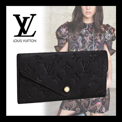 Louis Vuitton PORTEFEUILLE JOSEPHINE Monogram Folding Wallet Logo Long Wallets 