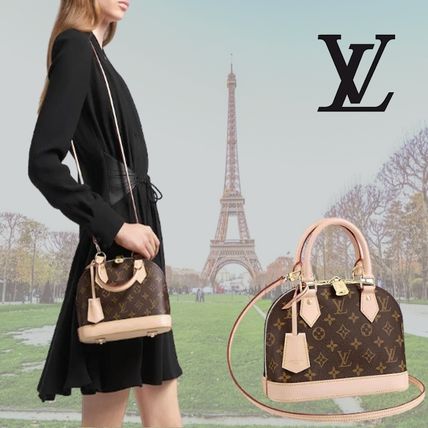 Louis Vuitton ALMA Monogram Leather Crossbody Logo Shoulder Bags M53152 