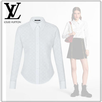 Louis Vuitton 2020 21AW Long Sleeves Plain Cotton Office Style Formal Style 1A5JH61A5JH71A5JH81A5JH91A5JHA 