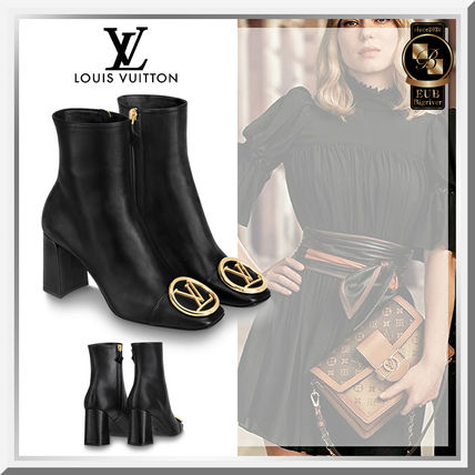 Louis Vuitton 2020 21AW Square Toe Casual Style Plain Leather Elegant Style 1A5BP2 