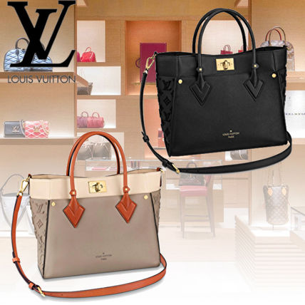 Louis Vuitton Monogram Casual Style A4 2WAY Leather Office Style M53825 M53826 