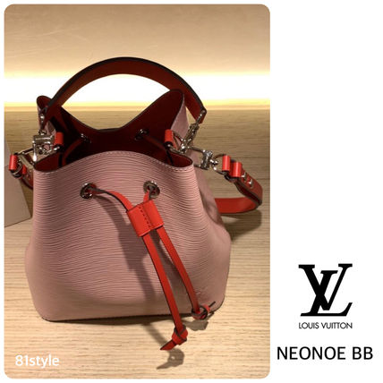 Louis Vuitton NEONOE Casual Style 2WAY Leather Office Style Crossbody Handbags 