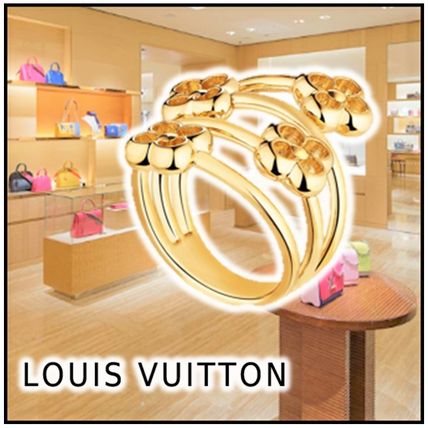 Louis Vuitton 2020 SS 2020 SS FLOWER FULL RING gold fine jewelry M68128 