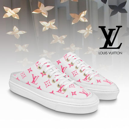 Louis Vuitton MONOGRAM Monogram Rubber Sole Logo Slip On Shoes 1A65YF 