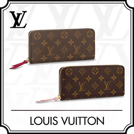 Louis Vuitton 2020 SS Monogram Leather Logo Long Wallets M61298 M60742 