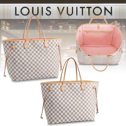 Louis Vuitton NEVERFULL 2020 SS Monogram Blended Fabrics A4 2WAY Totes N41604 N41360 