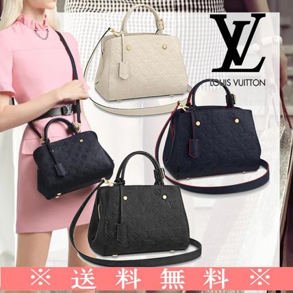 Louis Vuitton MONTAIGNE Monogram Casual Style 2WAY Leather Party Style Elegant Style M41053 