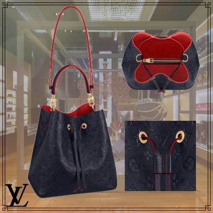 Louis Vuitton Leather Logo Totes M45306 