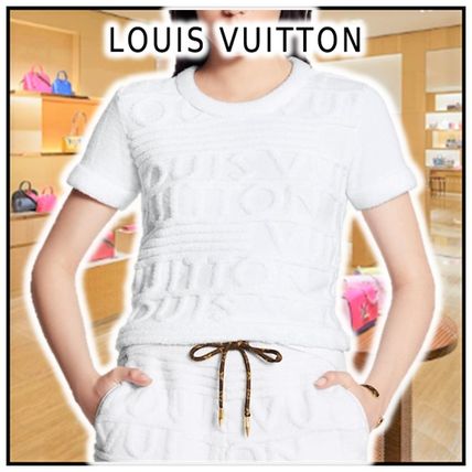 Louis Vuitton 2020 21AW 2020 21 AW SOFT WOOL KNIT T SHIRT white t shirts 1A83DI 