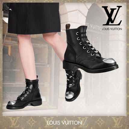 Louis Vuitton Monogram Platform Casual Style Street Style Leather 1A64VR