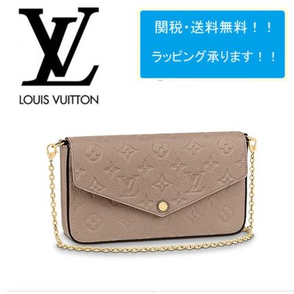 Louis Vuitton MONOGRAM EMPREINTE Felicie Pochette M64064 