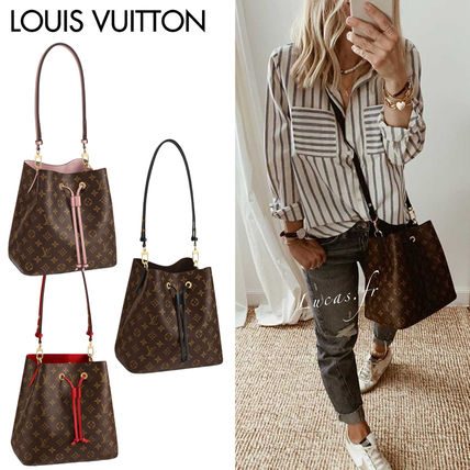 Louis Vuitton MONOGRAM Monogram Casual Style 2WAY Leather Purses Elegant Style 