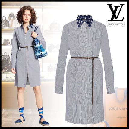 Louis Vuitton 2020 SS Stripes Monogram Casual Style Street Style Long Sleeves 1A7SEW