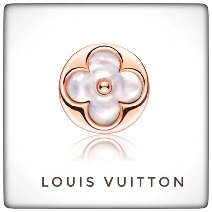 Louis Vuitton 2019 20AW Flower 18K Gold Elegant Style Earrings Q96425 