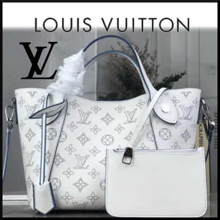 Louis Vuitton MAHINA 2020 SS Monogram Casual Style Calfskin 2WAY Bi color Office Style M56199 